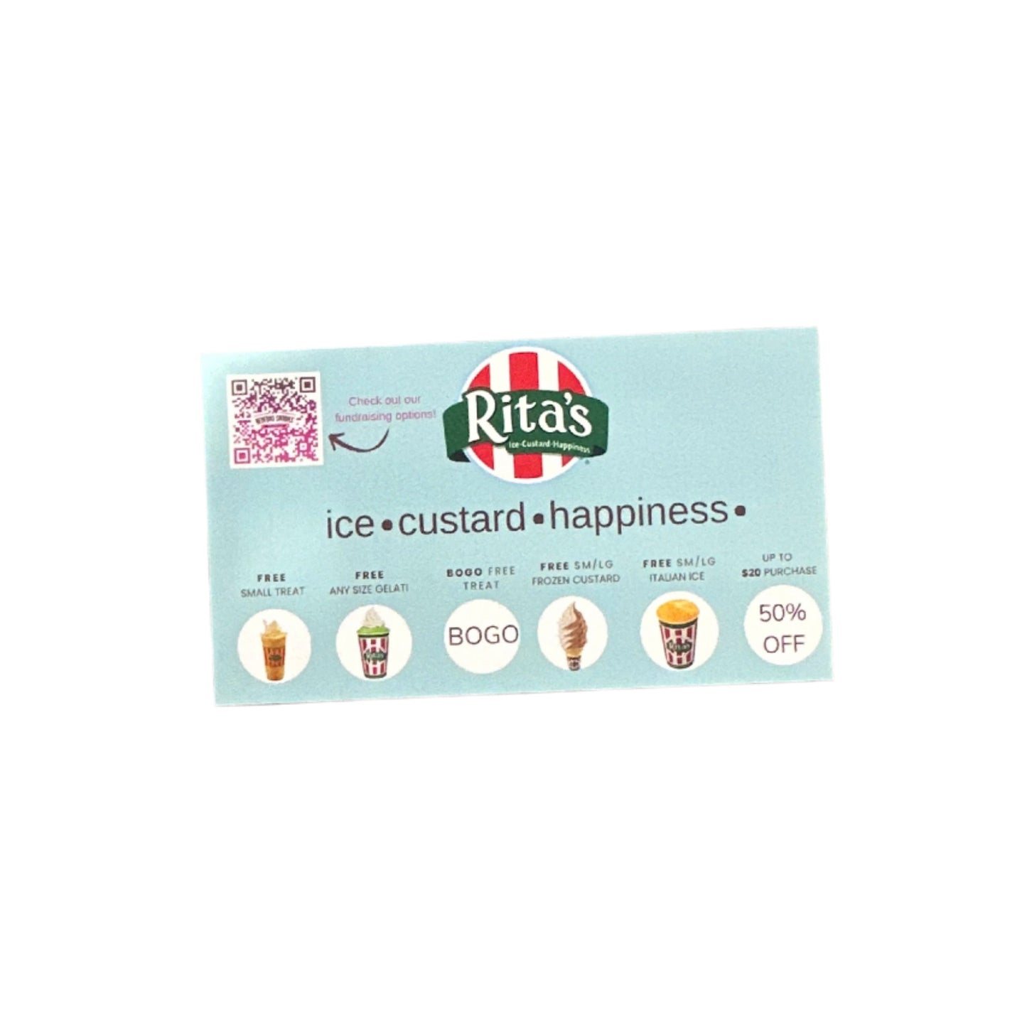 Rita's Fundraising Card