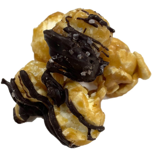 E29-Dark Caramel Sea Salt Gourmet Popcorn