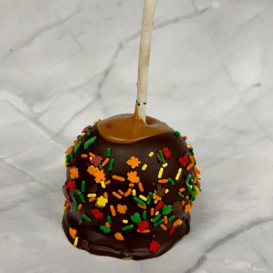 GOURMET APPLE - DARK WITH SPRINKLES