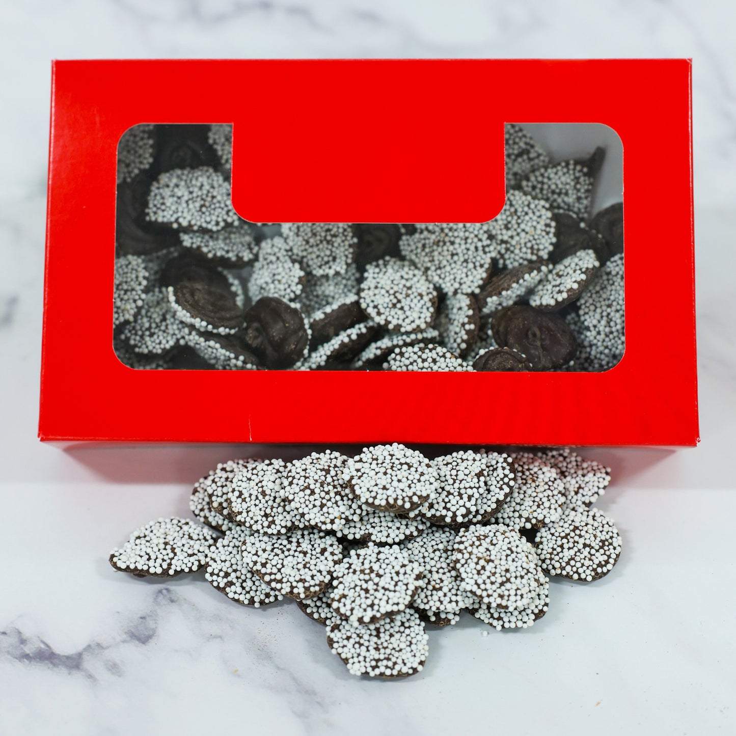 C07-Dark Chocolate Nonpareils