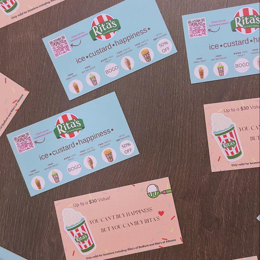 Rita's Fundraising Card
